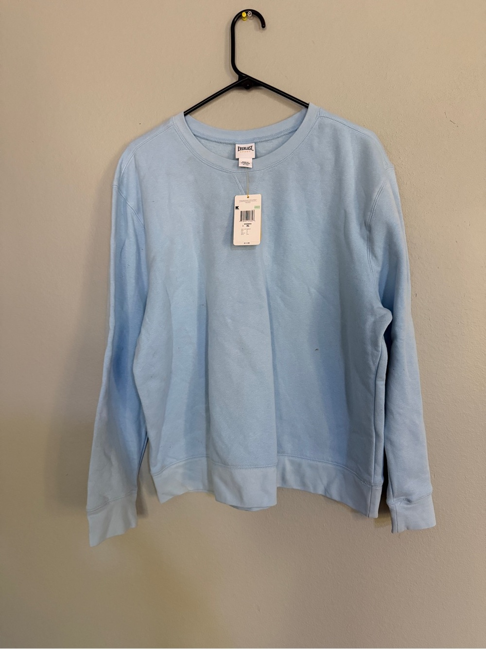 Fox Light Blue Crewneck Sweater